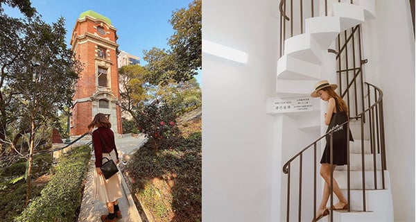 【香港】尖沙咀英式古建築花園！紅磚復古訊號塔｜香港玩樂｜放假去邊