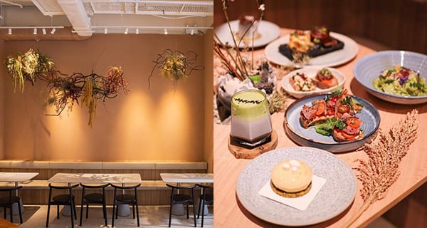 【香港】灣仔花藝佈置餐廳！日式定食+精緻甜品｜香港美食｜放假去邊
