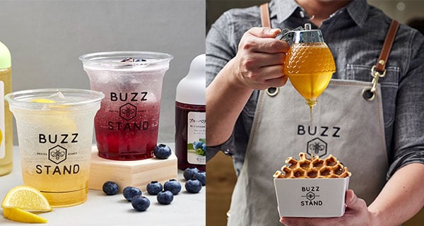 【香港】亞洲首間BUZZ STAND茶飲店登陸將軍澳！日本直送杉養蜂園蜂蜜｜香港美食｜放假去邊