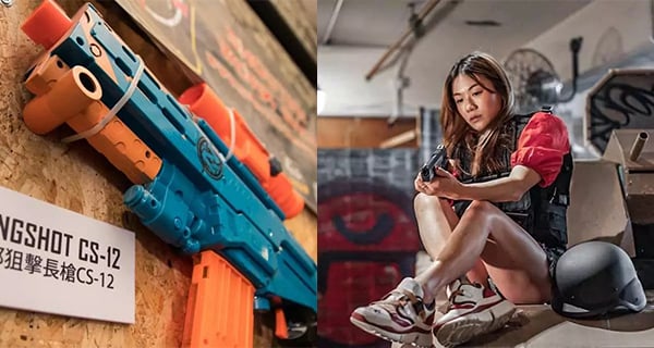 【快閃優惠】人均$95起！油塘室內熒光啫喱彈對戰體驗！可多人混戰/超刺激好玩｜香港玩樂｜放假去邊