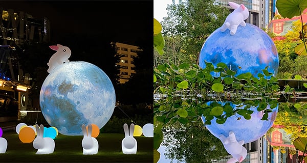 【香港】零碳天地中秋賞月好去處，巨型月亮/彩色波波燈/夢幻許願池｜香港美食｜放假去邊