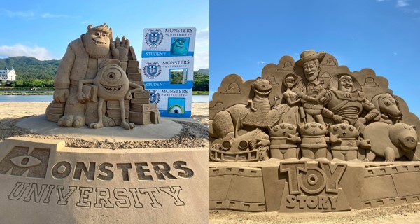 【台灣】2021中秋登場！新北PIXAR主題沙雕展 經典可愛迪士尼人物齊齊現身！｜台灣旅遊｜放假去邊