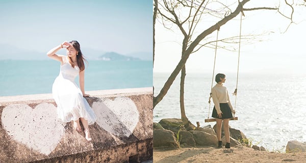 【香港】西環絕美海景打卡好去處，必影:心型石墩+叢林鞦韆+日落泳棚｜香港美食｜放假去邊