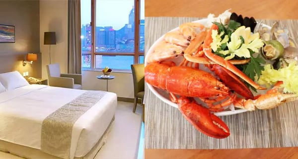 【快閃優惠】半島酒店同款海景住宿！$1099雙人入住海景房+自助早餐+海鮮晚餐｜酒店優惠｜放假去邊