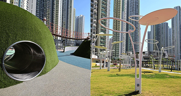 【香港】啟德新開大型公園&車站廣場，大型露天草坪+多個遊樂設施 | 香港玩樂 | 放假去邊
