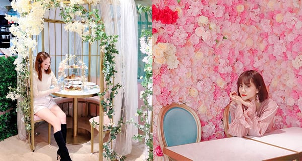 【香港】銅鑼灣新開粉紅森林主題Cafe，多個打卡位+必試心形飲品及窩夫｜香港美食｜放假去邊