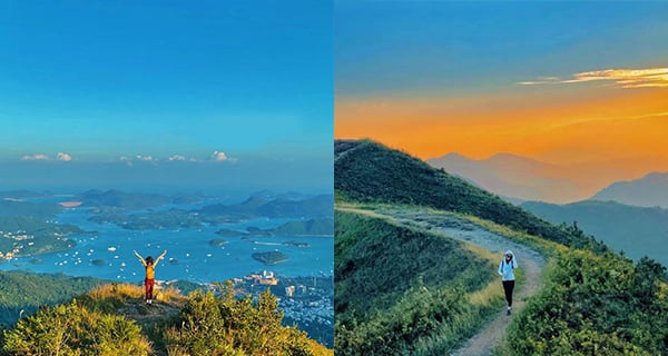 【香港】無敵壯闊山海景色行山路線！遙望東壩+絕美日落｜香港行山｜放假去邊