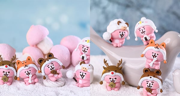 【台灣】超可愛兔兔戴帽扮動物！台灣便利店推卡娜赫拉小動物帽子收藏家盲盒｜聖誕禮物｜放假去邊