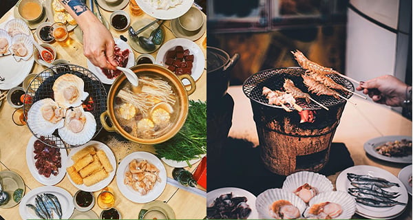 【香港】港式風味炭爐邊爐+燒烤！冬天必食暖笠笠｜香港美食｜放假去邊
