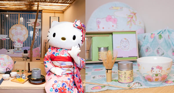 【香港】汴京茶寮 x Hello Kitty 主題限定茶室！多款抹茶主題食品/茶飲！｜香港美食｜放假去邊