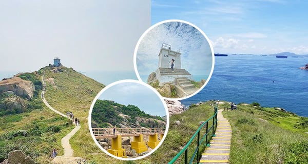 【香港】遊走香港最南端小島！必去天涯海角燈塔/黃色棧道｜香港玩樂｜放假去邊