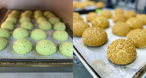【香港】銅鑼灣新開港式餅店，必試菠蘿皮麻糬波波+抹茶麻糬波波｜香港美食｜放假去邊