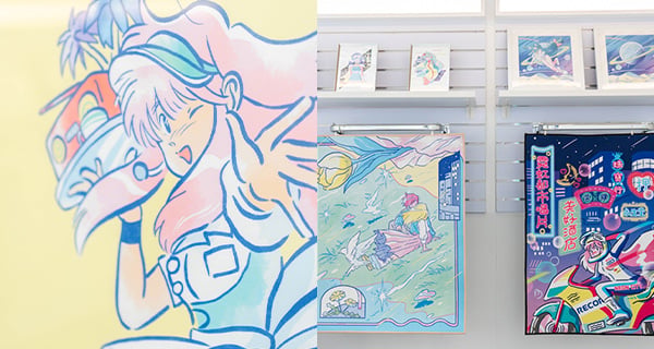 【香港】人氣插畫家Shiho So首個展覽！畫作呈現80年代流行風格！｜香港玩樂｜放假去邊