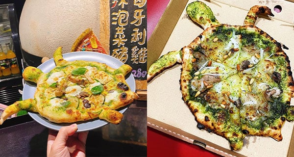 【台灣】小琉球名物海龜Pizza！超可愛手造薄餅～你捨得食嗎？｜台灣美食｜放假去邊