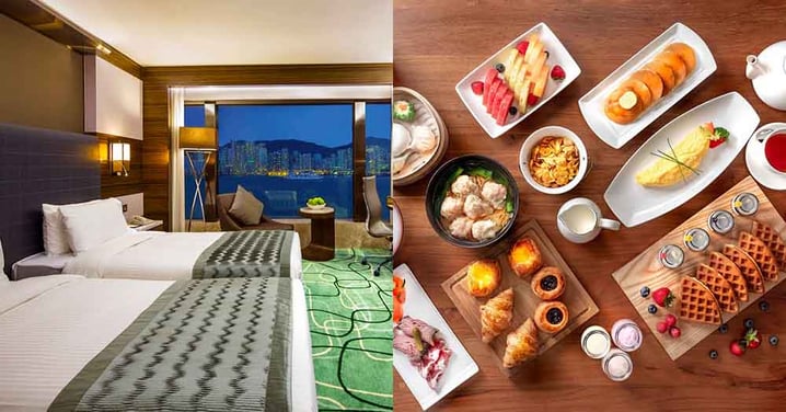 【快閃優惠】千禧新世界酒店住宿低至37折！人均$599自助早餐+貴賓廊禮遇+送紅酒+送商場購物券｜酒店優惠｜放假去邊