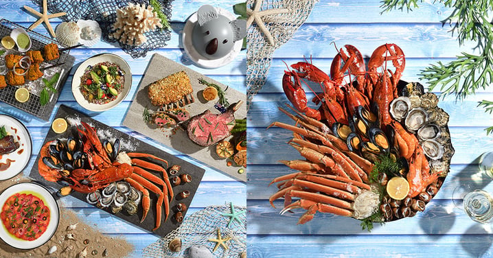 【買二送二】灣仔會展中心薈景自助晚餐任食生蠔、龍蝦、燒特級Mb2+牛肋肉 每位低至$417
