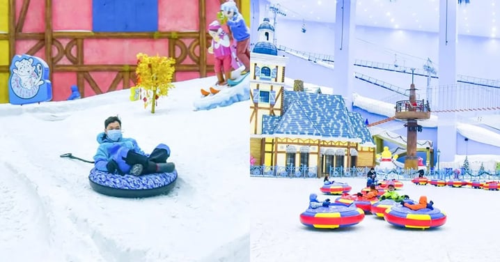 【買一送一】廣州熱雪奇蹟2小時娛雪門票優惠，人均只需$107