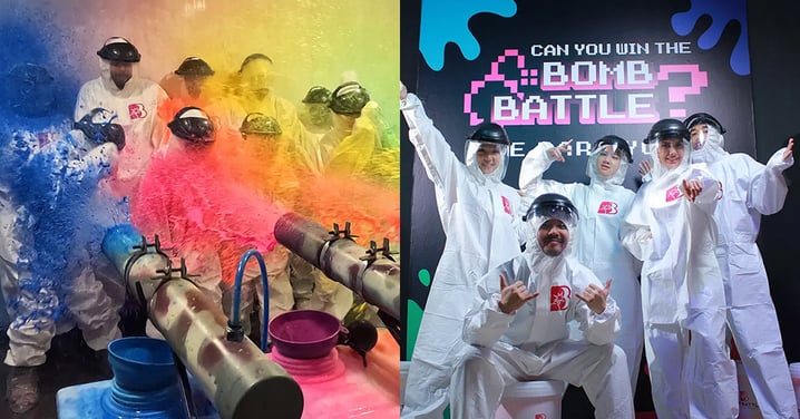 【香港Bomb Battle漆彈大戰遊戲門票買三送一】$180人氣沉浸式任務遊戲，體驗各種任務及高科技戰鬥